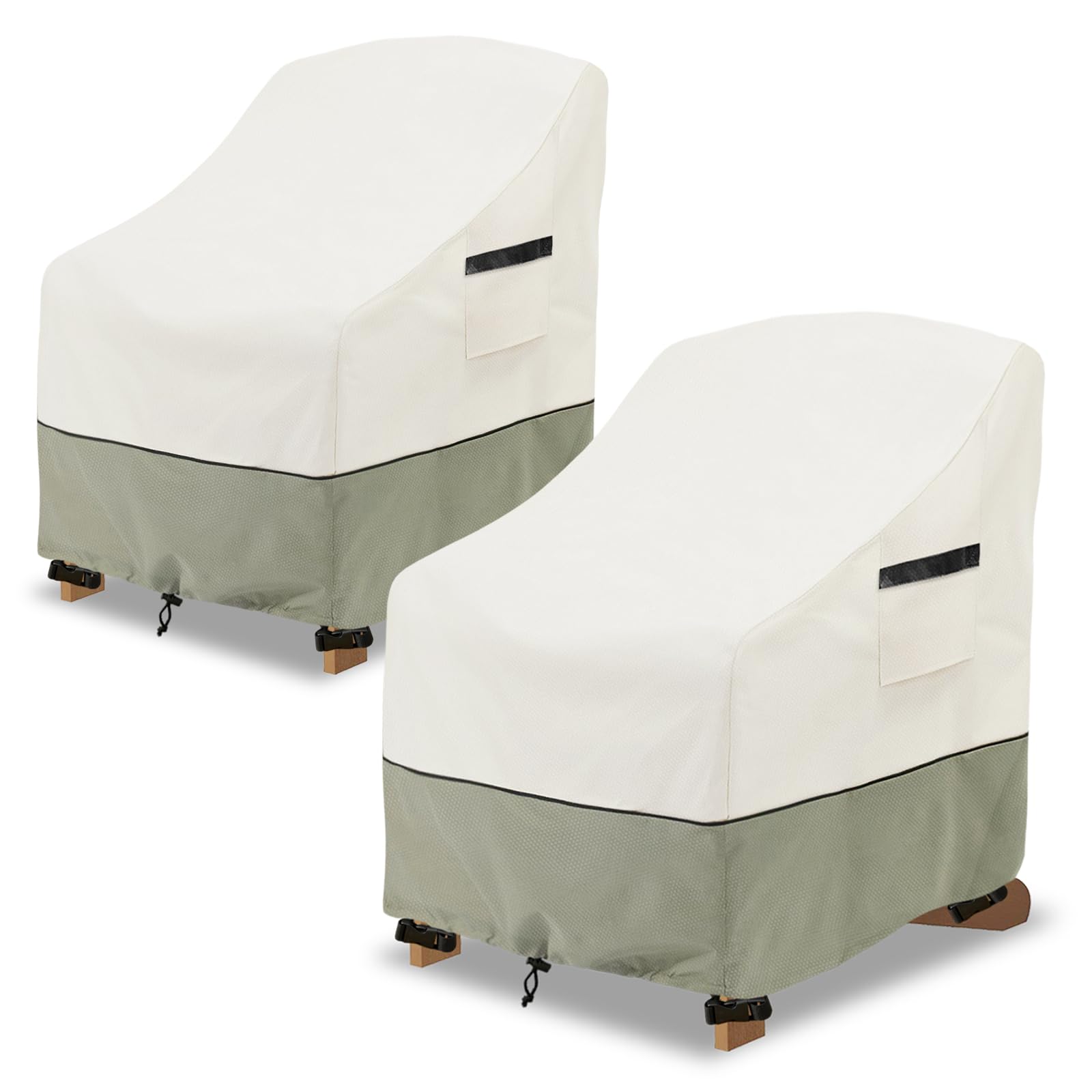 LSongSKY funda frontal protegiendo silla Adirondack, protección contra lluvia