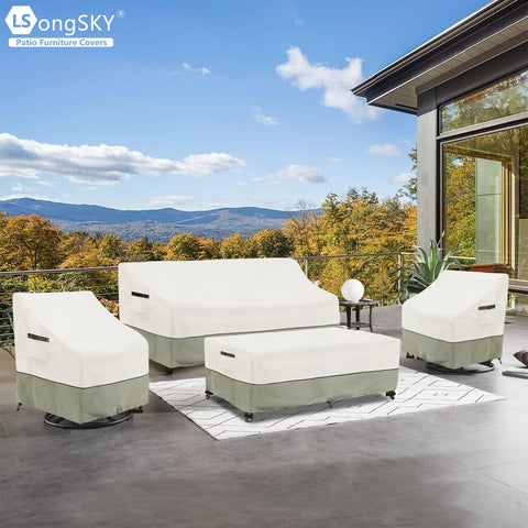 LSongSKY colores beige y gris-verde para integración estética exterior