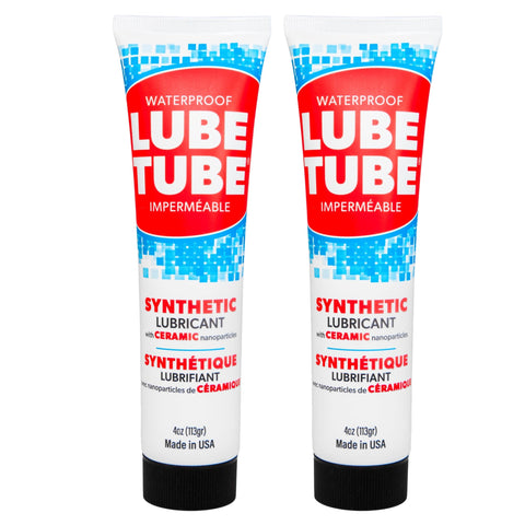 LubeTube envase frontal mostrando etiqueta y tamaño, confianza profesional