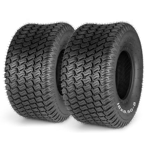 Lucky Seven etiqueta con especificaciones (18x8.50-8, 815 lb, DOT R3) para verificación