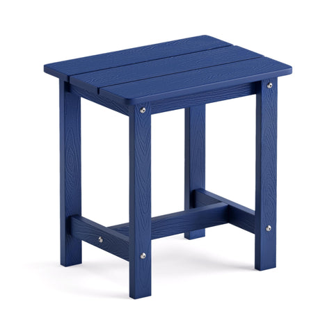 LUE BONA mesa auxiliar frontal navy, aspecto elegante y resistente