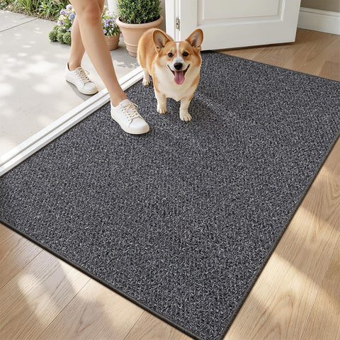 LUMI felpudo frontal en gris carbón mostrando diseño minimalista y protección