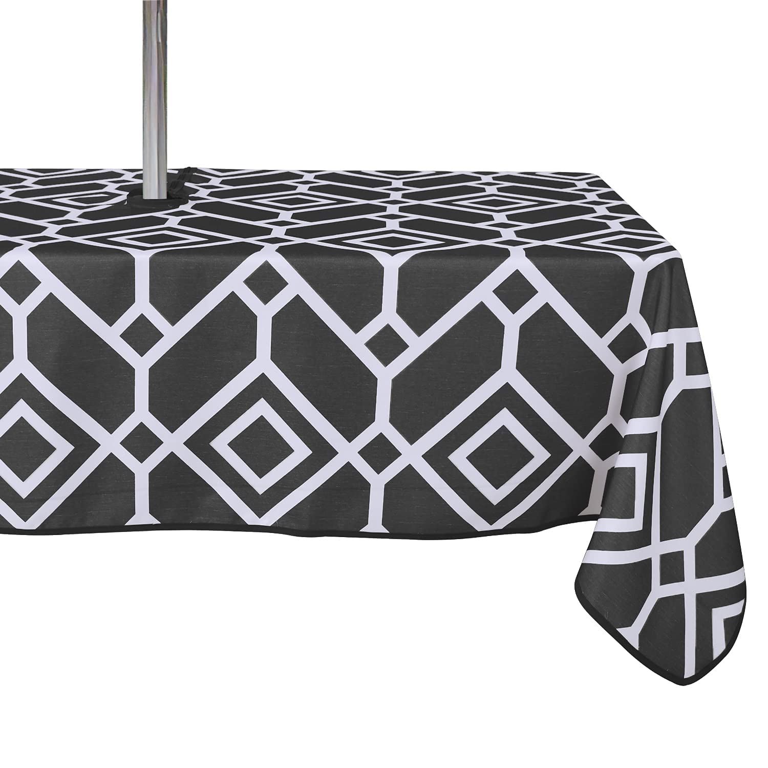 LUSHVIDA mantel frontal negro mostrando diseño elegante y protección
