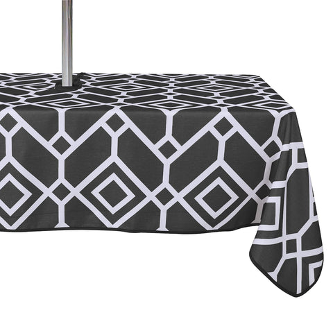 LUSHVIDA mantel frontal negro mostrando diseño elegante y protección