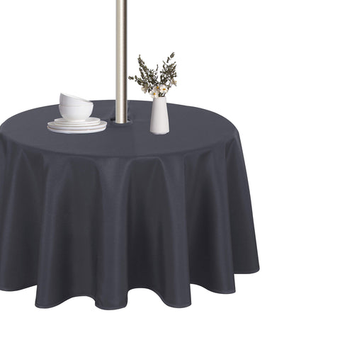 LUSHVIDA mantel frontal gris mostrando ajuste y estilo