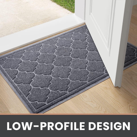 LuxStep junto a puerta para comparar tamaño 24x36, cubre entradas amplias