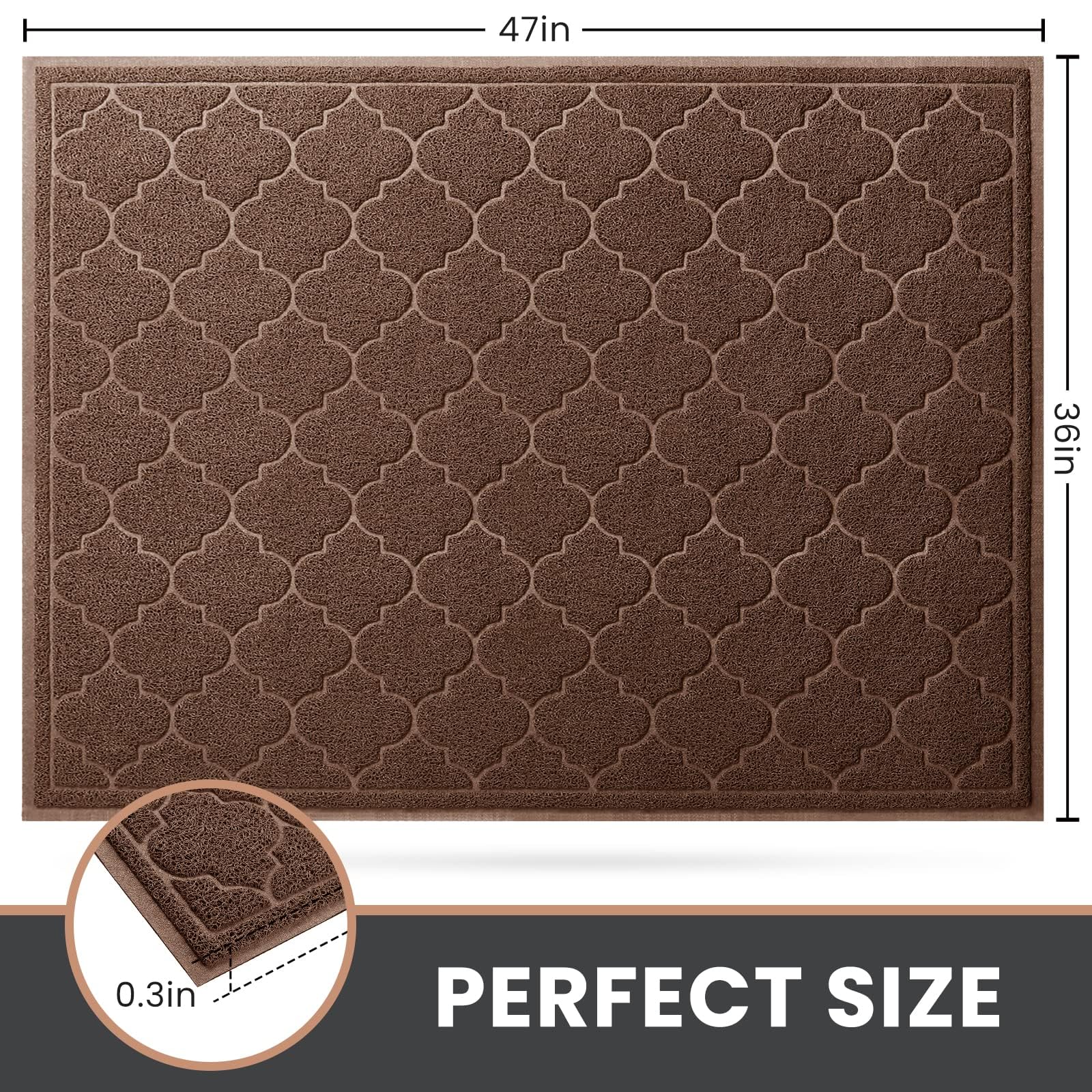 LuxStep detalle de la textura que atrapa suciedad y mejora la limpieza