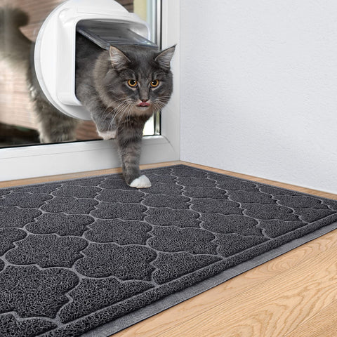 LuxStep felpudo en patio cubierto para mantener áreas limpias