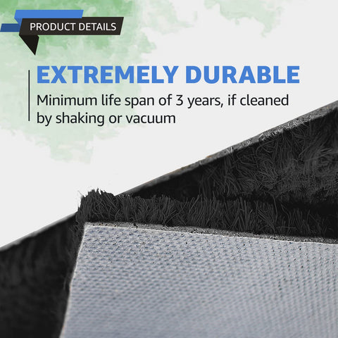 LuxUrux felpudo comparado con zapato para visualizar tamaño y cobertura