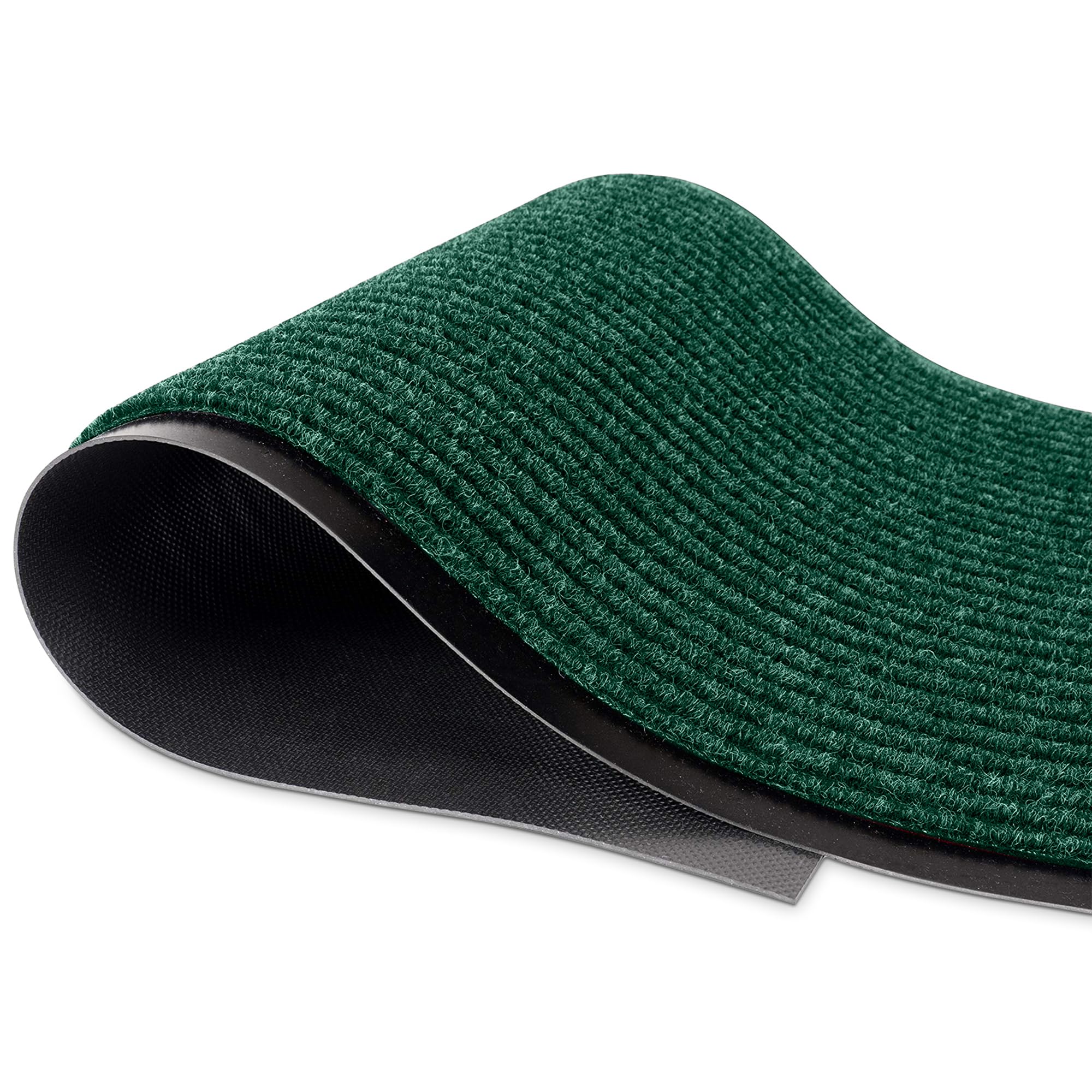 LuxUrux felpudo de goma en entrada, atrapa suciedad y evita agua dentro