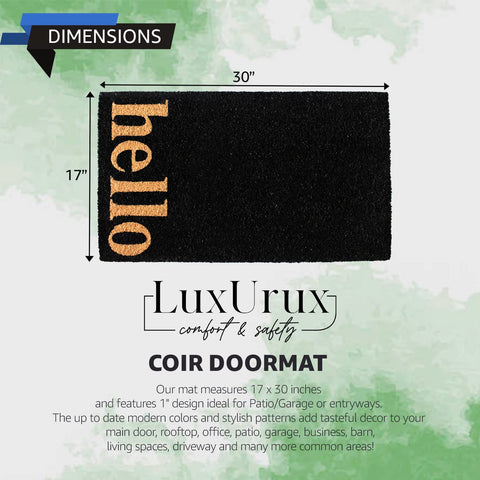 LuxUrux primer plano de fibras de coco con efecto raspado eficaz