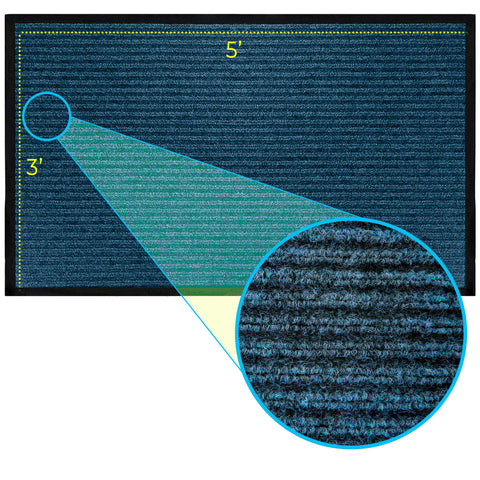 LuxUrux textura de caucho resistente que atrapa suciedad eficazmente