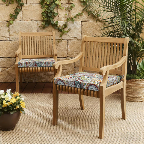 LVTXIII cojín atado a una silla de patio, mayor estabilidad al sentarse