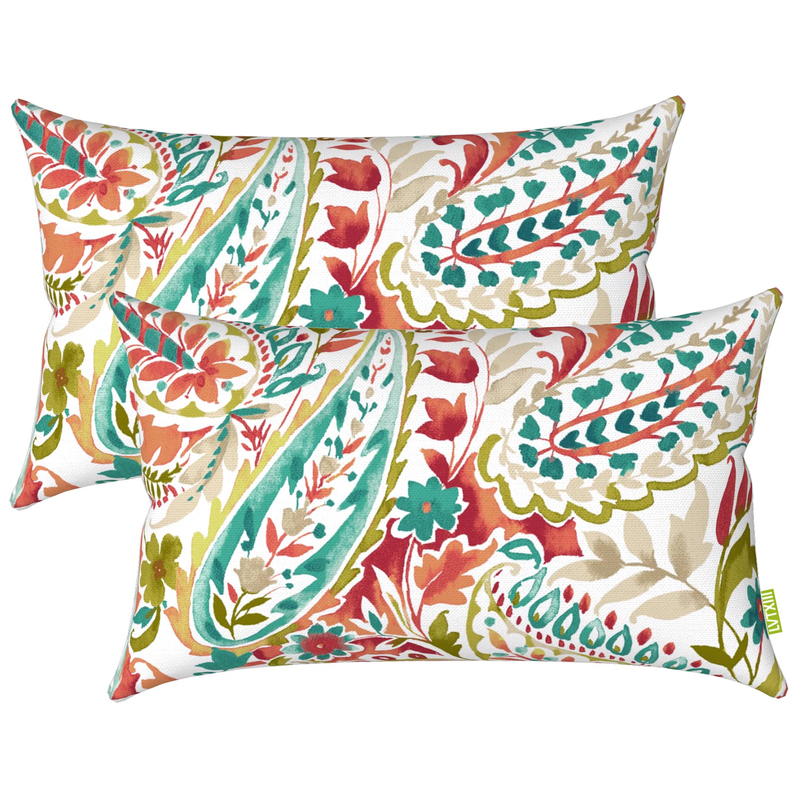 LVTXIII cojín frontal pretty paisley aporta estilo y soporte lumbar