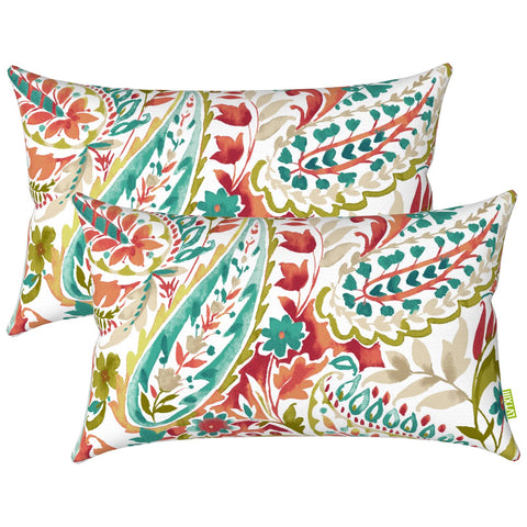 LVTXIII cojín frontal pretty paisley aporta estilo y soporte lumbar