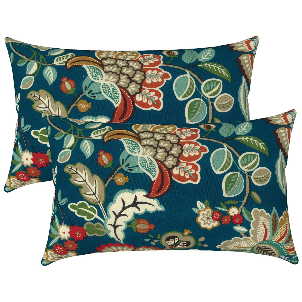 LVTXIII cojín frontal peacock blue aporta color y soporte lumbar