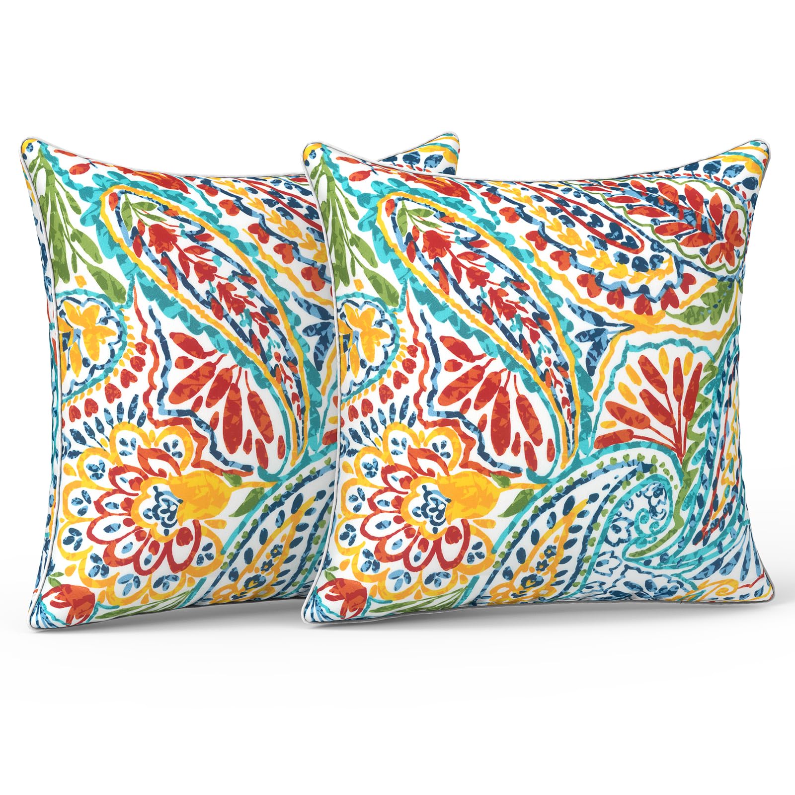 LVTXIII funda frontal paisley multi mostrando color y acabado resistente
