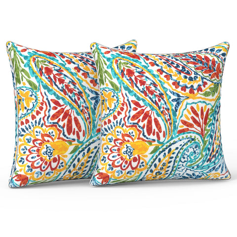 LVTXIII funda frontal paisley multi mostrando color y acabado resistente