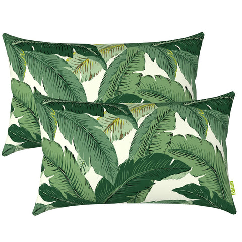 LVTXIII funda frontal Swaying Palms verde mostrando diseño y color duradero