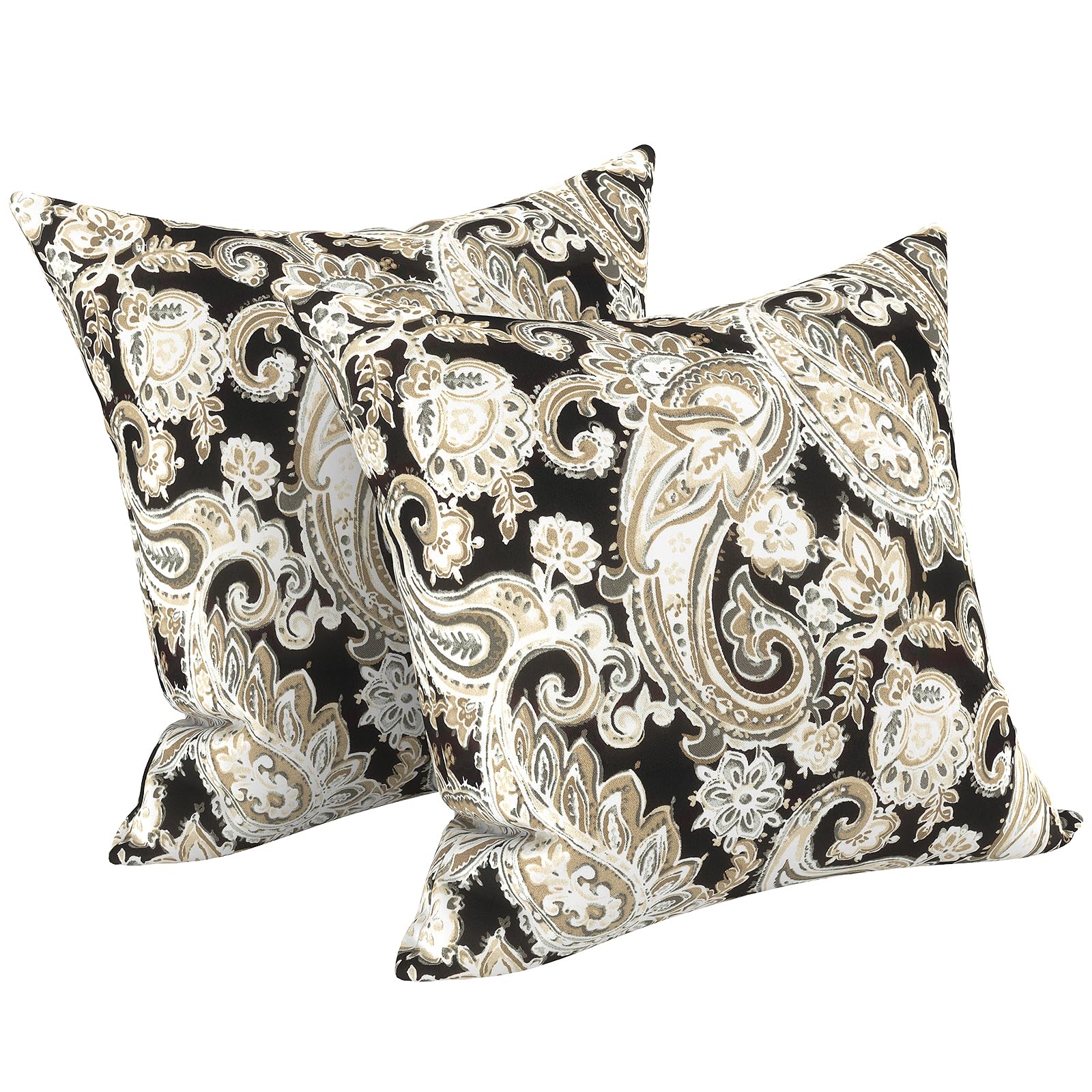 LVTXIII funda frontal paisley negro que renueva el sofá con estilo y resistencia