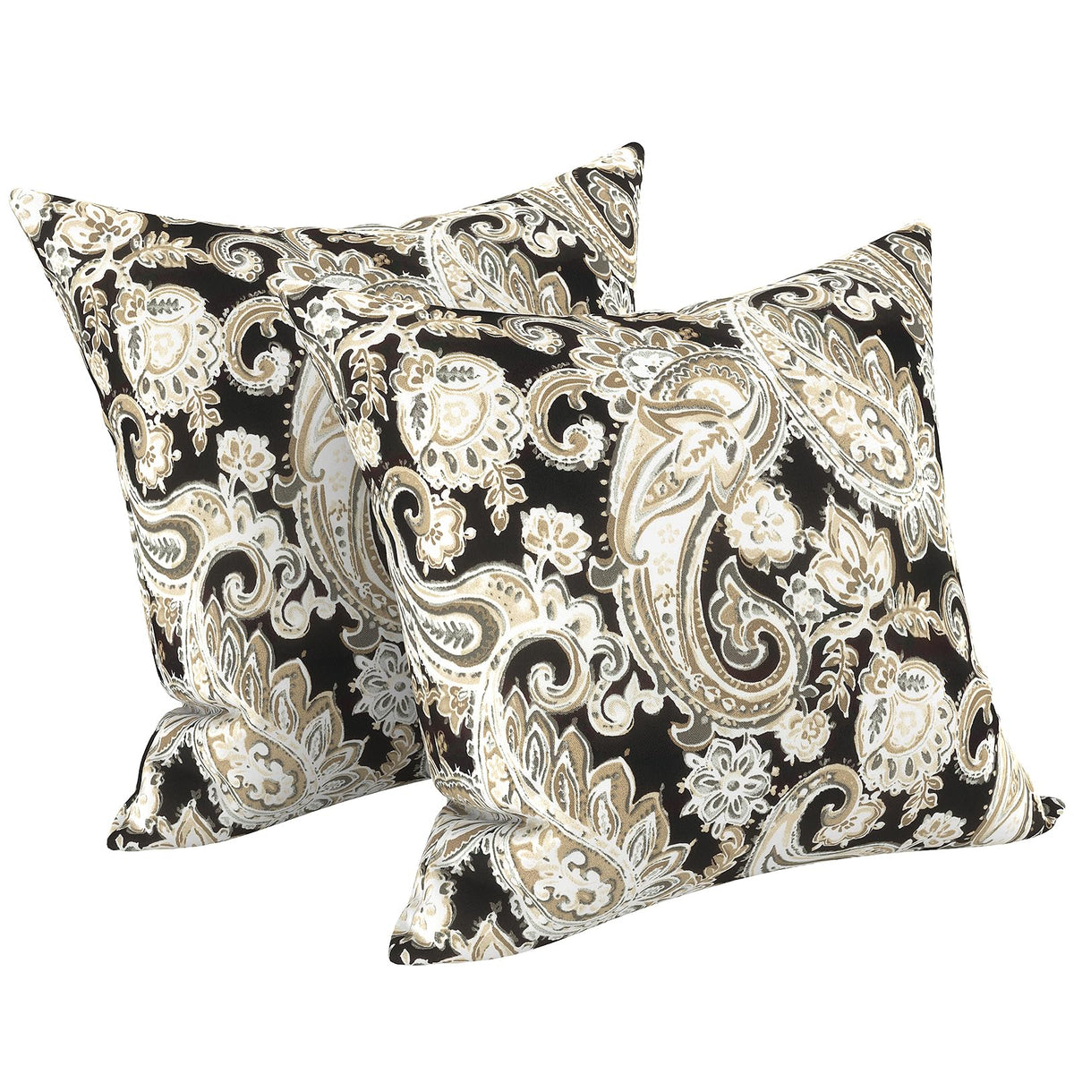 LVTXIII funda frontal paisley negro que renueva el sofá con estilo y resistencia