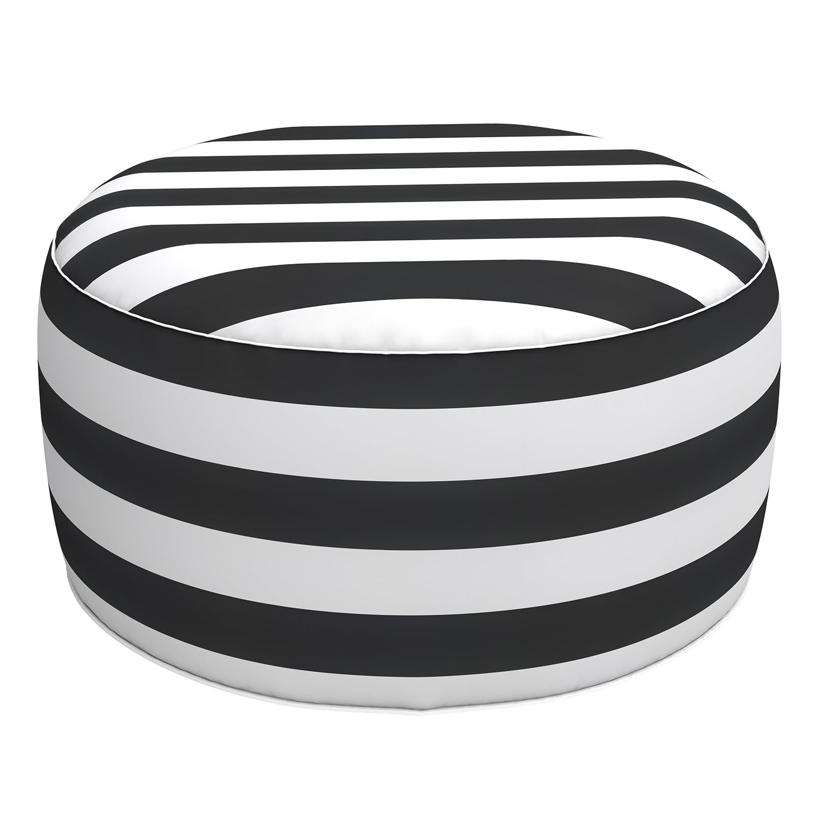 LVTXIII puff inflable frente, asiento resistente para patio