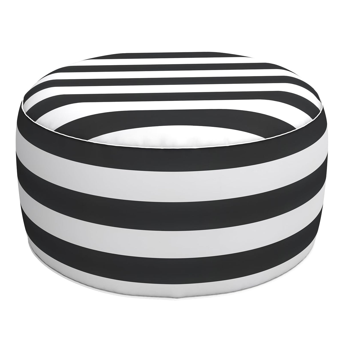 LVTXIII puff inflable frente, asiento resistente para patio
