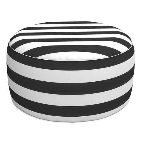 LVTXIII puff inflable frente, asiento resistente para patio