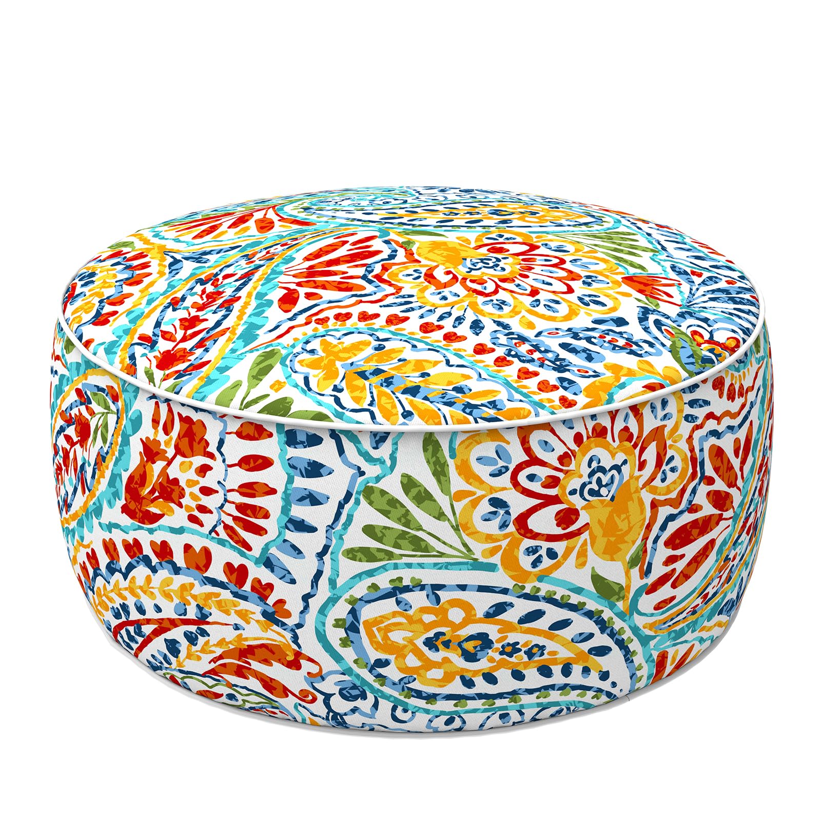 LVTXIII puff frontal paisley ummi mostrando diseño y versatilidad