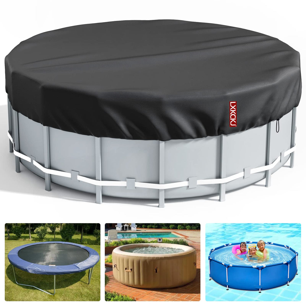 LXKCKJ cubierta frontal 16 ft, protección visible contra hojas