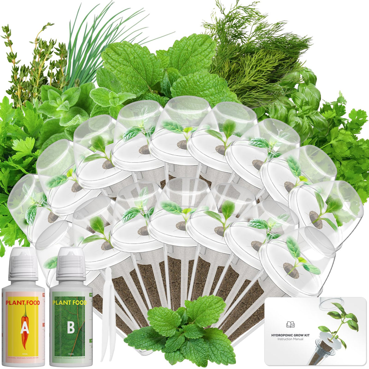 LYKOCLEAN paquete frontal con 16 pods listo para empezar cultivos