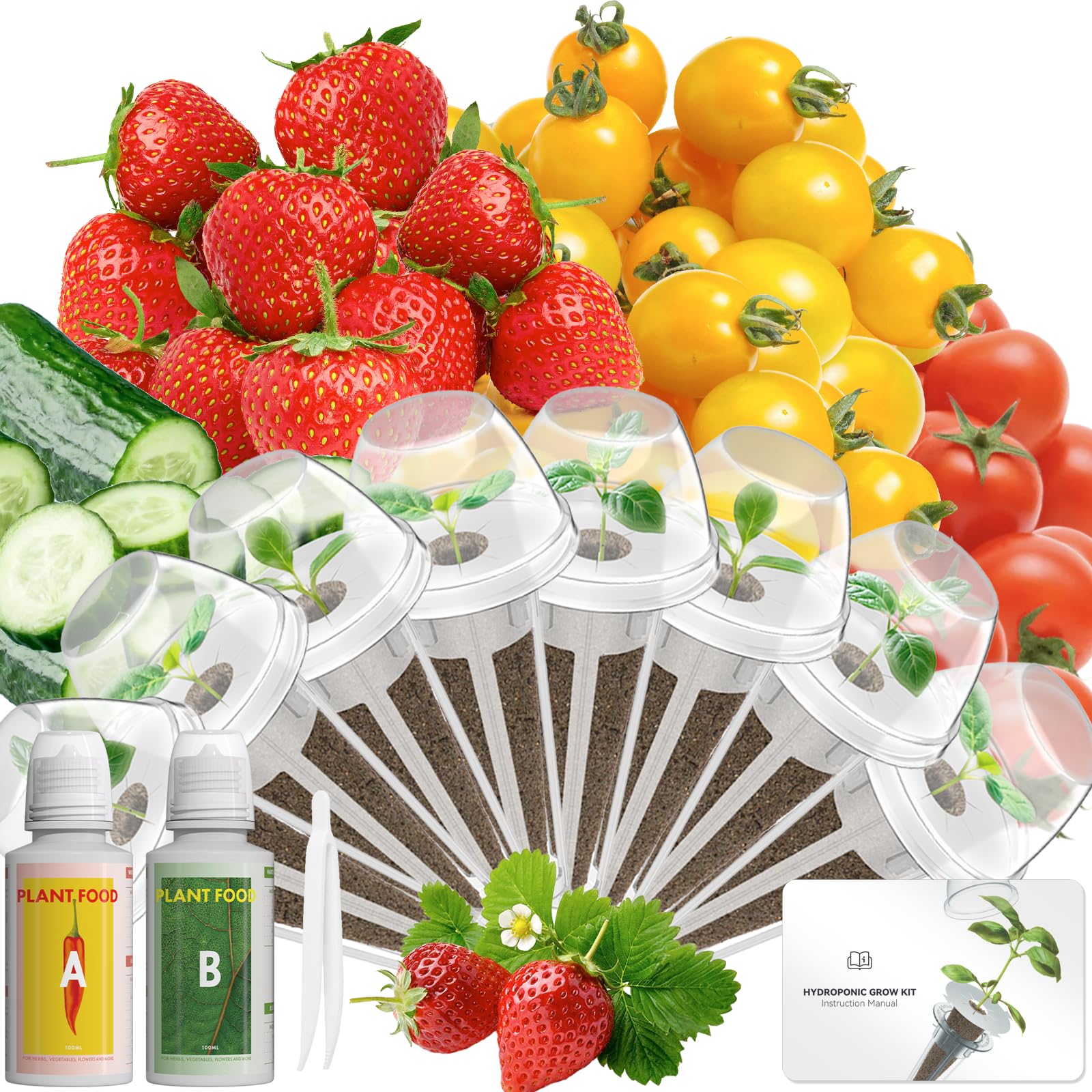 LYKOCLEAN frente del kit mostrando pods y embalaje, inicio fácil de cultivo