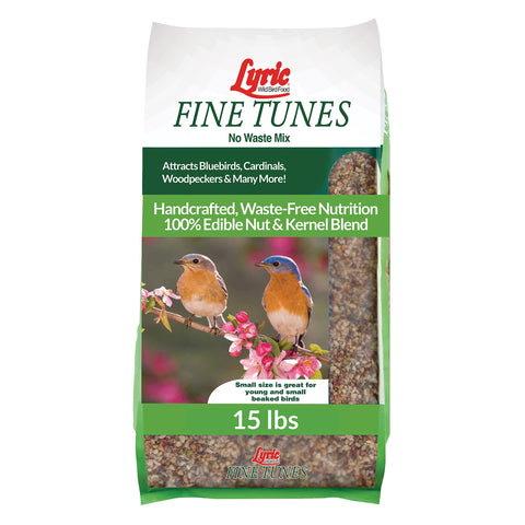Lyric frente del paquete mostrando 15 lb y beneficios sin desperdicio