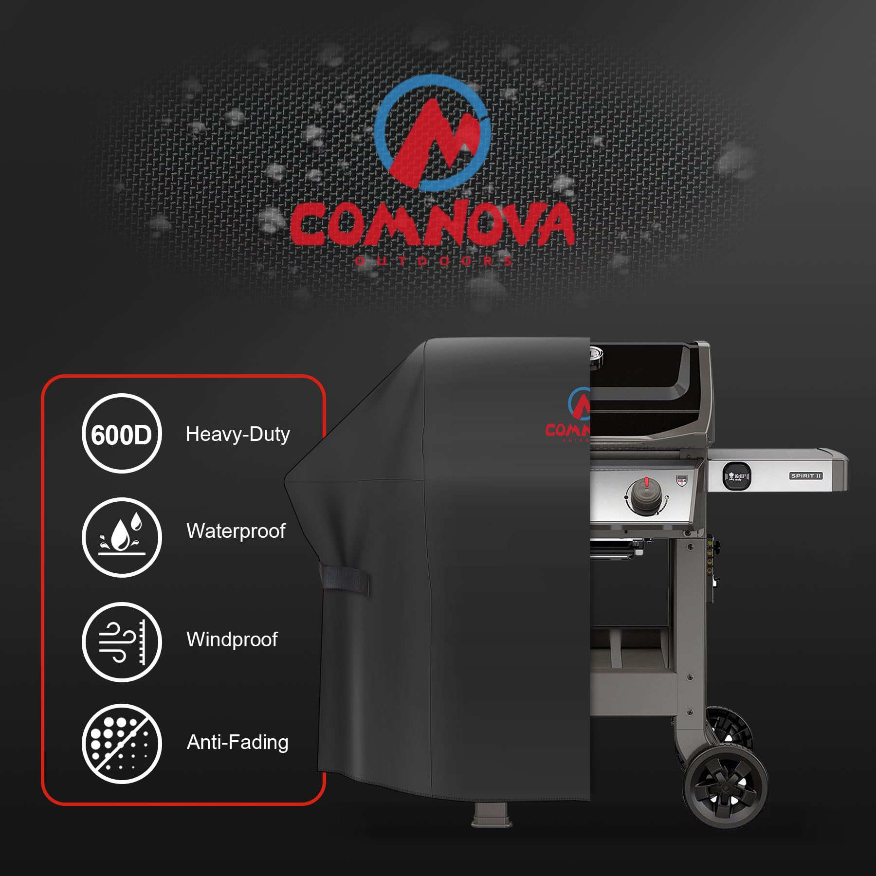 M COMNOVA OUTDOORS primer plano de textura PU, resistente y flexible