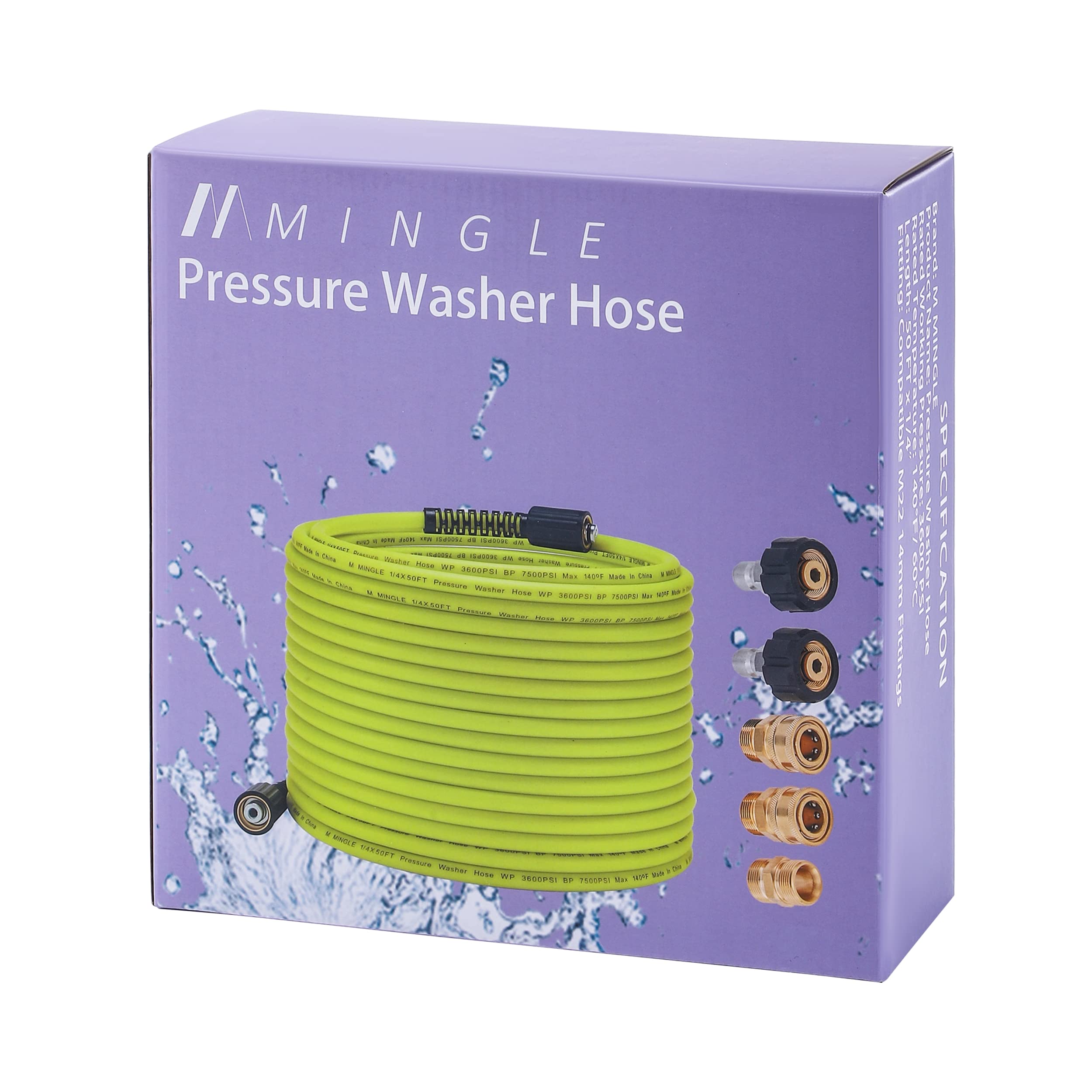 M MINGLE acople macho a macho M22 14mm mostrando sello firme y montaje fácil