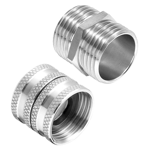 M MINGLE conector textura acero inoxidable demostrando durabilidad y resistencia