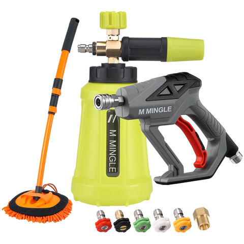 M MINGLE embalaje del kit completo mostrando componentes y beneficios