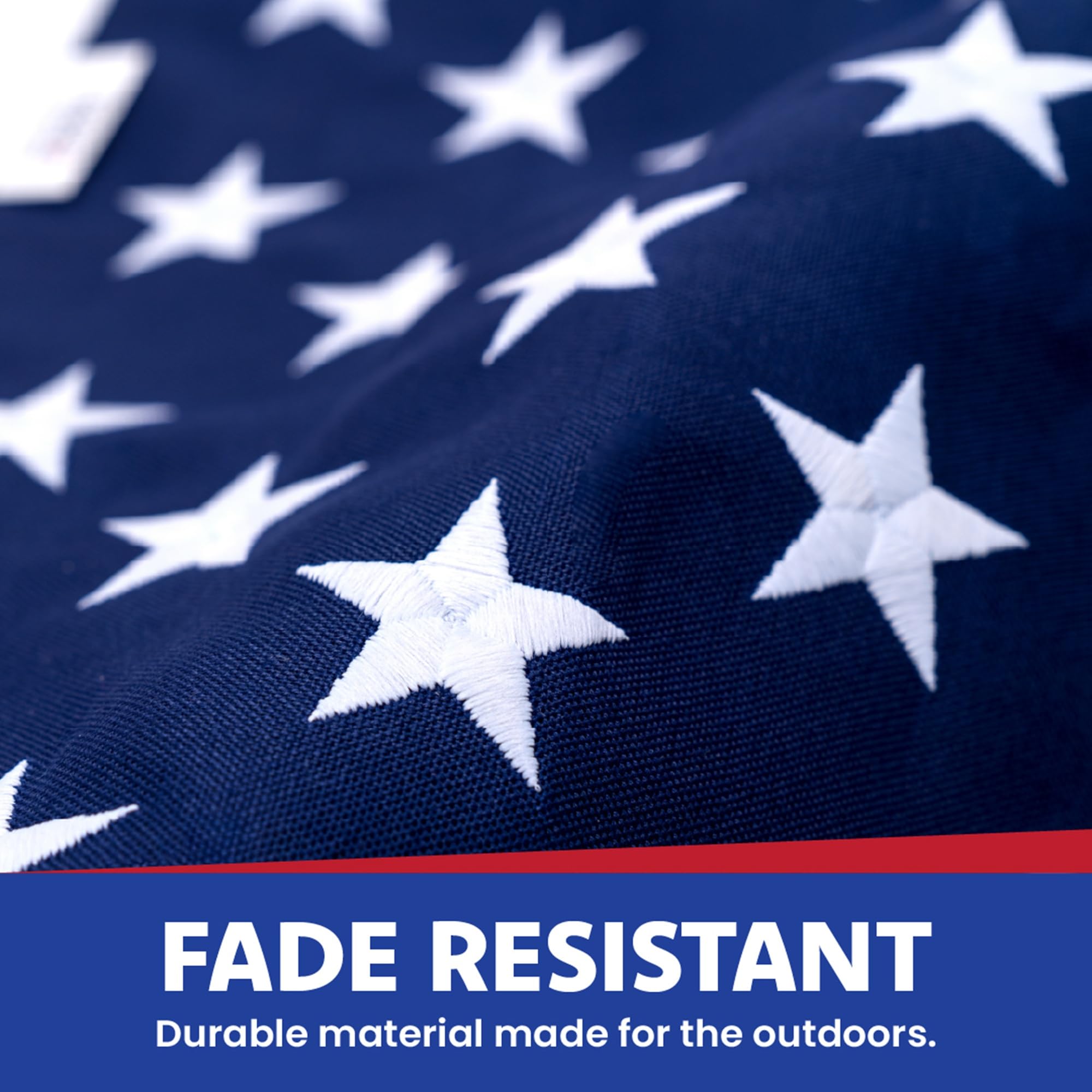 Made in USA Flags grommets de latón sólido para fijación segura en mástil