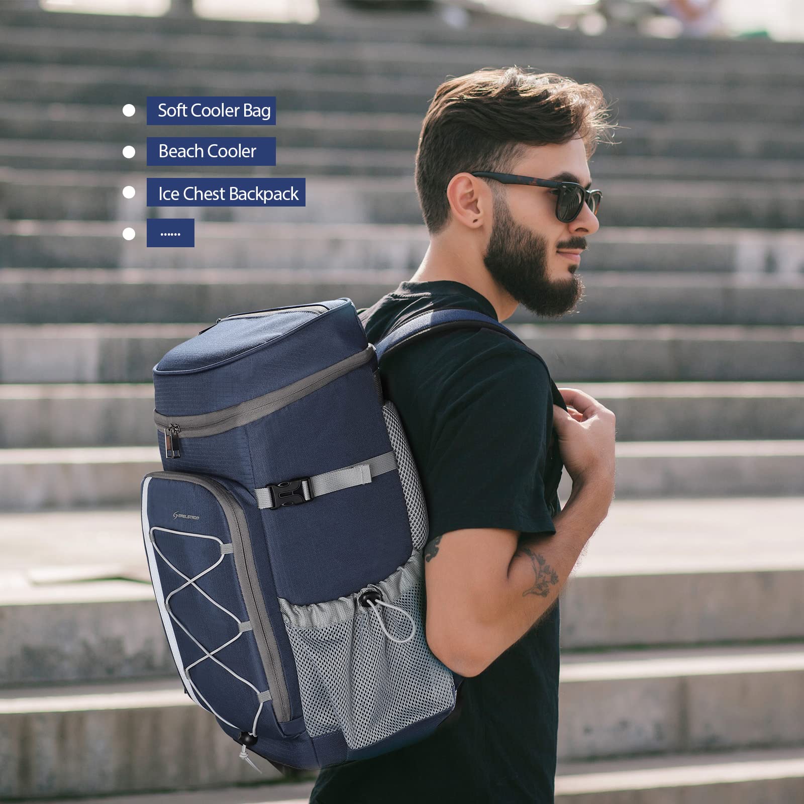 Maelstrom mochila nevera en picnic en la playa, ideal para días al aire libre