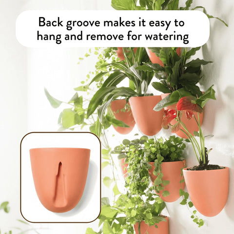 Make Good macetas PlantPod Luxe instaladas en salón aportando verdor fácil