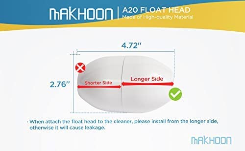MAKHOON A20 instalada en limpiafondos en operación, mejora la cobertura de limpieza