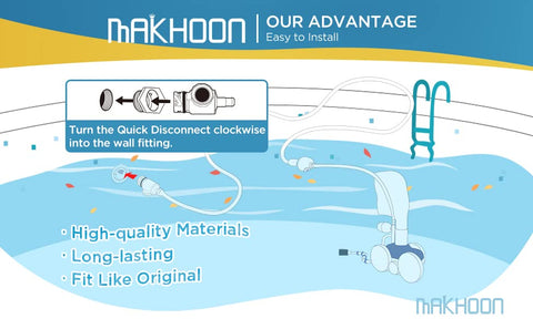 MAKHOON comparación de tamaño para instalación fácil