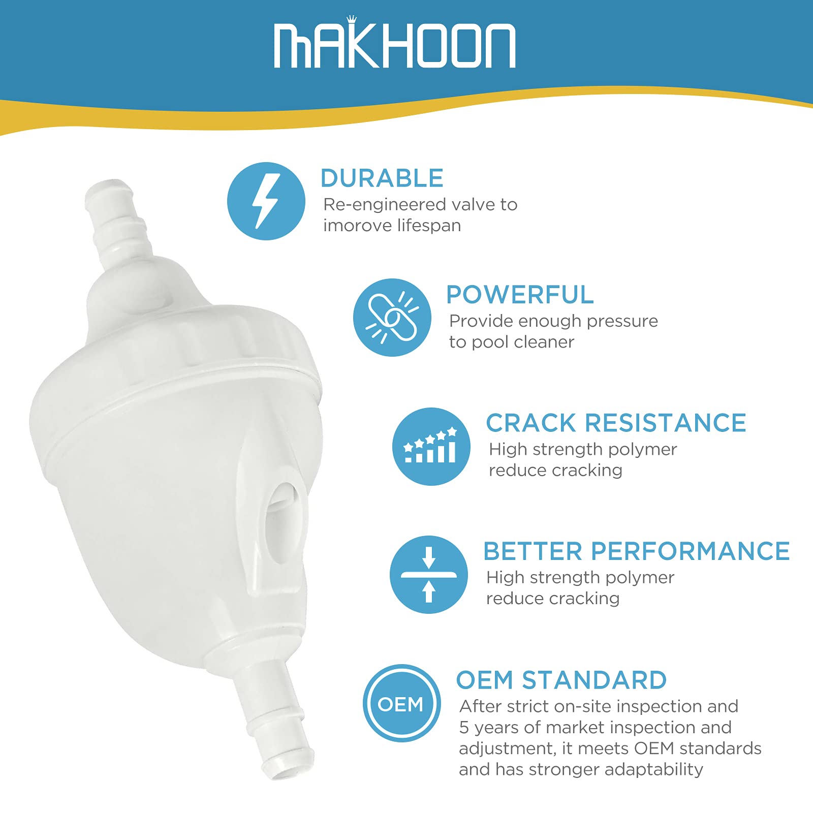 MAKHOON conexiones y fittings ajustados que evitan fugas y simplifican montaje
