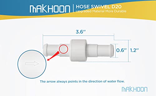 MAKHOON primer plano del rodamiento D20 mostrando giro suave y durabilidad