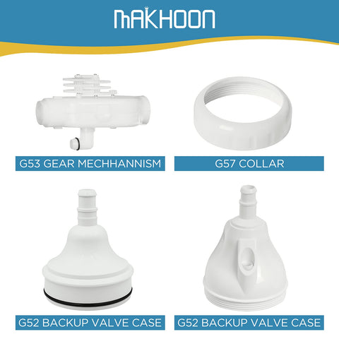 MAKHOON empaque con la válvula G52 y el engrane G53 listo para instalación