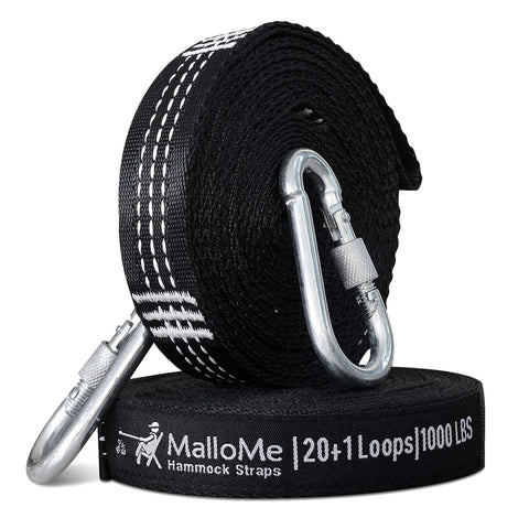 MalloMe hamaca colgando con correas para comodidad estable