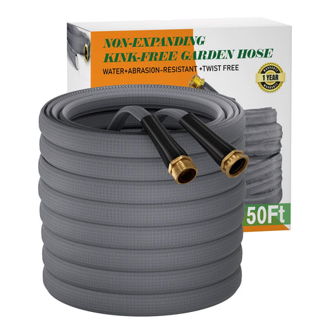 Generic manguera front packaging mostrando longitud y ligereza