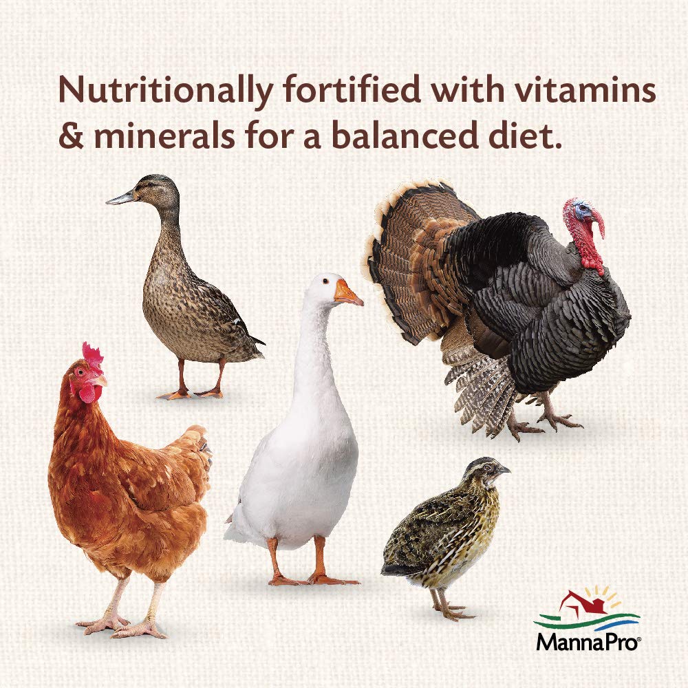 Manna Pro etiqueta nutricional clara con ingredientes equilibrados