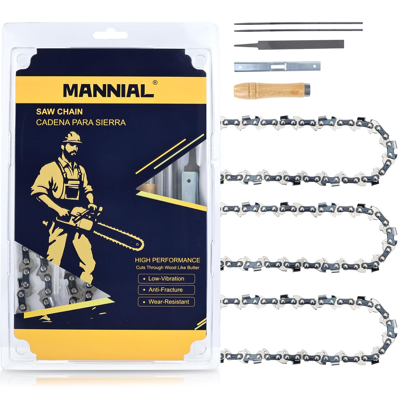 Mannial paquete frontal con tres cadenas listo para reemplazo rápido