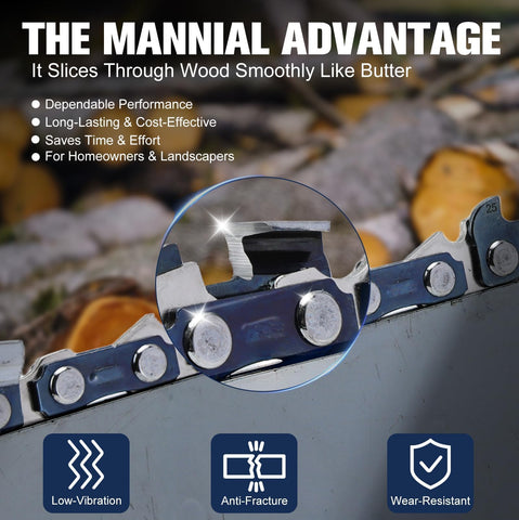 Kit de afilado Mannial con limas y calibre para mantenimiento sencillo